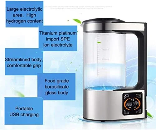 دستگاه تولید آب هیدروژنه ST-JK، بطری یونیزه قلیایی قابل حمل، فنجان آب غنی از هیدروژن با آنتی اکسیدان فوق العاده، دستگاه الکترولیز یونیزه آب با ظرفیت بزرگ 2 لیتری دستگاه تولید آب هیدروژنه ST-JK، بطری یونیزه قلیایی قابل حمل، فنجان آب غنی از هیدروژن با آنتی اکسیدان فوق العاده، دستگاه الکترولیز یونیزه آب با ظرفیت بزرگ 2 لیتری