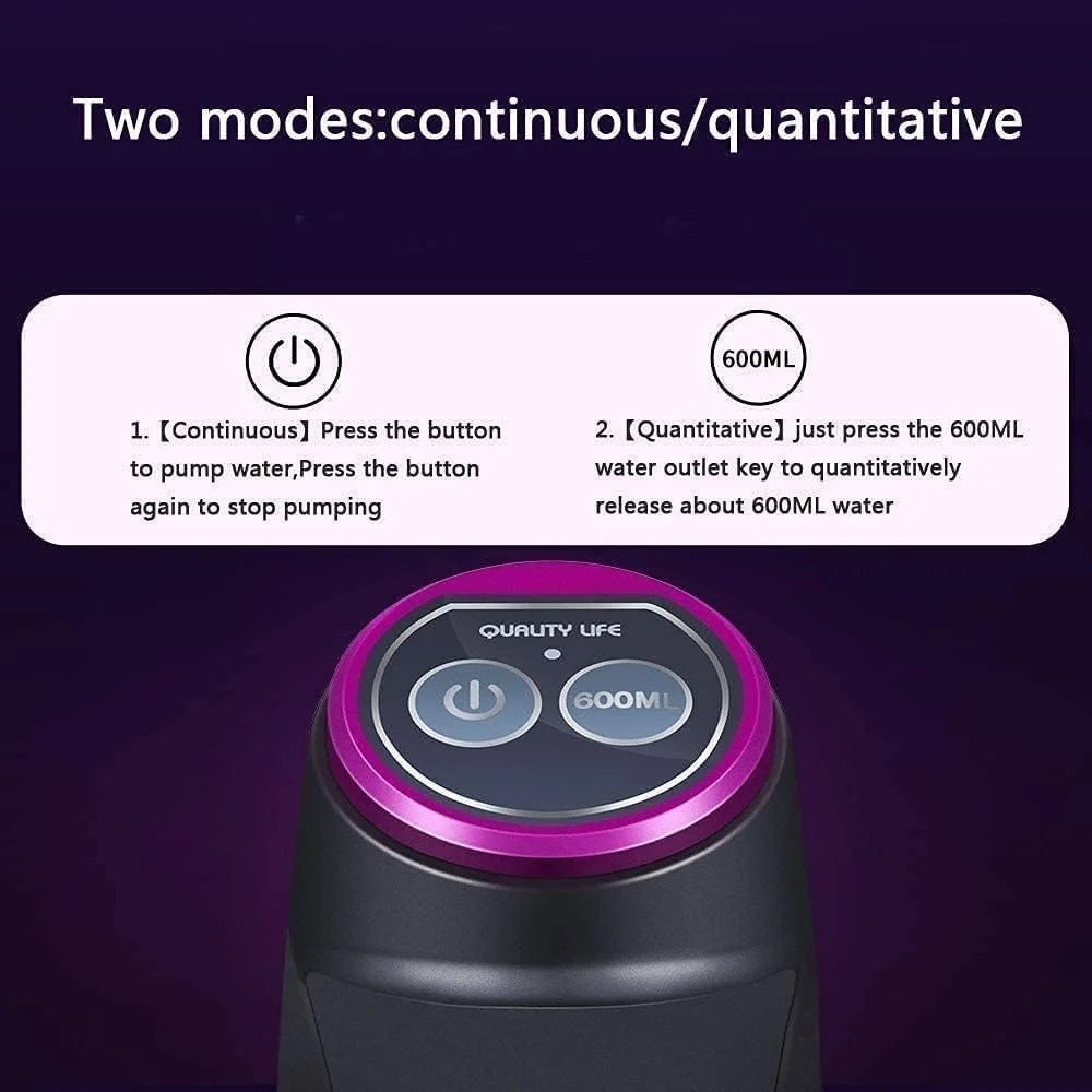 پمپ آب بطری SWIUKPHE، پمپ آب برای بطری 5 گالن، پمپ آب بطری شارژ USB، پمپ آب آشامیدنی اتوماتیک برای بطری 3-5 گالن جهانی، دستگاه پخش آب قابل حمل برای خانه و محل کار (مشکی) پمپ آب بطری SWIUKPHE، پمپ آب برای بطری 5 گالن، پمپ آب بطری شارژ USB، پمپ آب آشامیدنی اتوماتیک برای بطری 3-5 گالن جهانی، دستگاه پخش آب قابل حمل برای خانه و محل کار (مشکی)