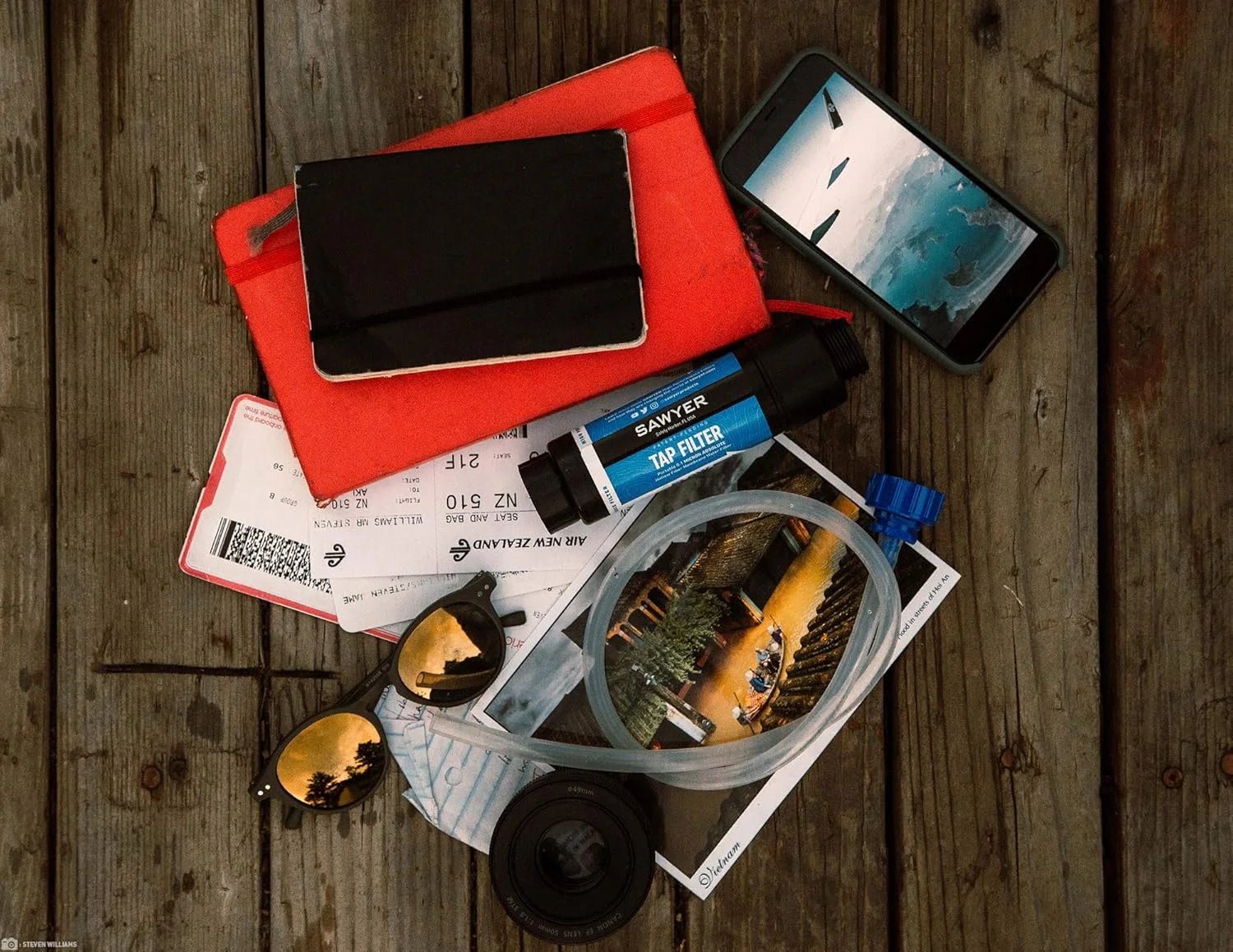 سیستم تصفیه آب شیر آب Sawyer Products SP134، مناسب برای شیرآلات و شیلنگ ها، آبی (تک سایز)