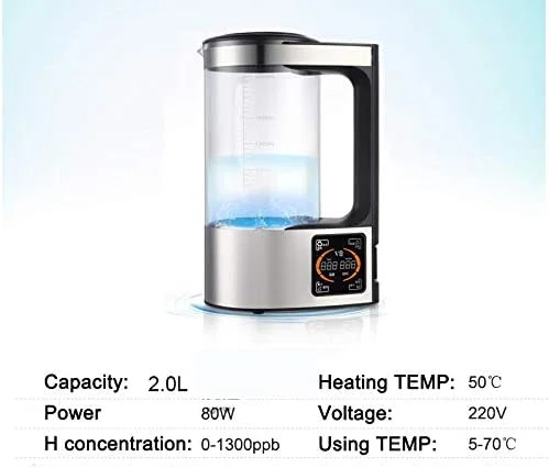 دستگاه تولید آب هیدروژنه ST-JK، بطری یونیزه قلیایی قابل حمل، فنجان آب غنی از هیدروژن با آنتی اکسیدان فوق العاده، دستگاه الکترولیز یونیزه آب با ظرفیت بزرگ 2 لیتری دستگاه تولید آب هیدروژنه ST-JK، بطری یونیزه قلیایی قابل حمل، فنجان آب غنی از هیدروژن با آنتی اکسیدان فوق العاده، دستگاه الکترولیز یونیزه آب با ظرفیت بزرگ 2 لیتری