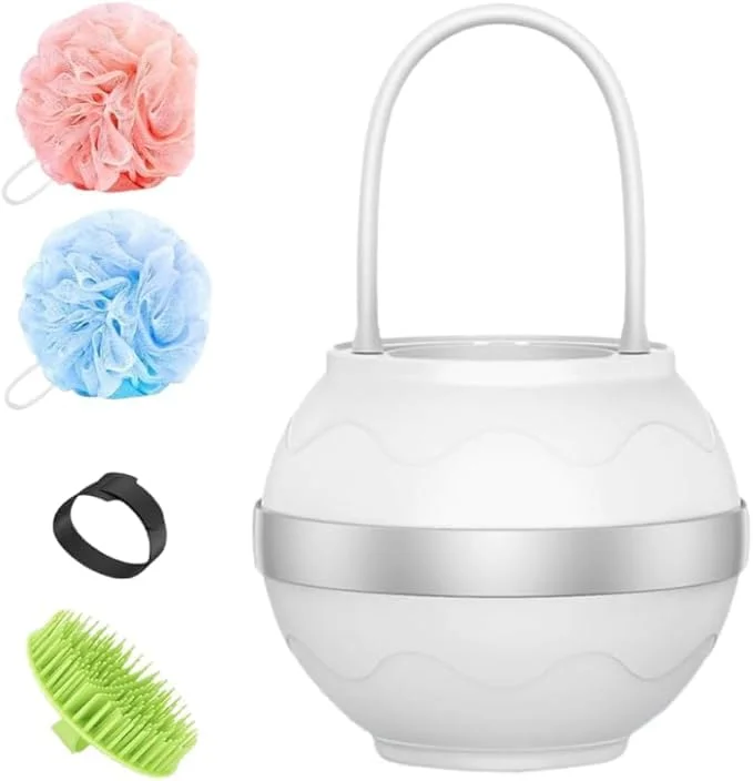 فیلتر حمام برای نوزادان و بزرگسالان، فیلتر آب حمام برای وان، حذف آلاینده ها برای پوست، مو و ناخن های نرم تر، فیلتر حمام قابل حمل با توپ دوش و برس شامپو فیلتر حمام برای نوزادان و بزرگسالان، فیلتر آب حمام برای وان، حذف آلاینده ها برای پوست، مو و ناخن های نرم تر، فیلتر حمام قابل حمل با توپ دوش و برس شامپو