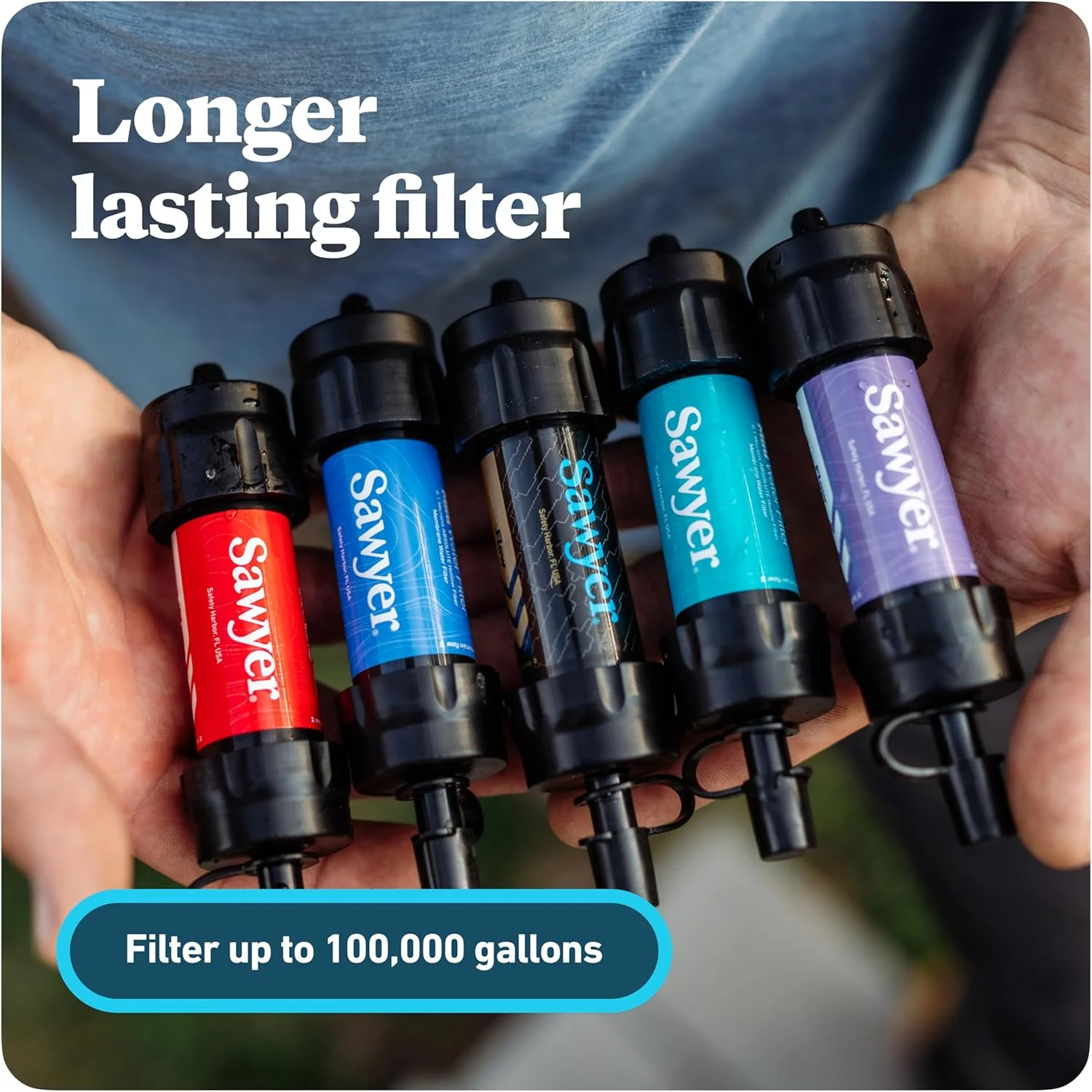 سیستم تصفیه آب کوچک Sawyer Products SP128، تک، آبی