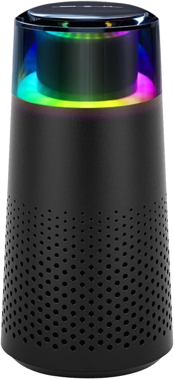 دستگاه تصفیه هوای خودرو، تصفیه کننده هوای یونیزه قابل حمل، مینی تصفیه کننده هوا با فیلتر HEPA، عملکرد نورپردازی با چراغ های LED، تصفیه کننده هوای بی صدا، برای خودرو، خانه، دفتر کار، مشکی دستگاه تصفیه هوای خودرو، تصفیه کننده هوای یونیزه قابل حمل، مینی تصفیه کننده هوا با فیلتر HEPA، عملکرد نورپردازی با چراغ های LED، تصفیه کننده هوای بی صدا، برای خودرو، خانه، دفتر کار، مشکی