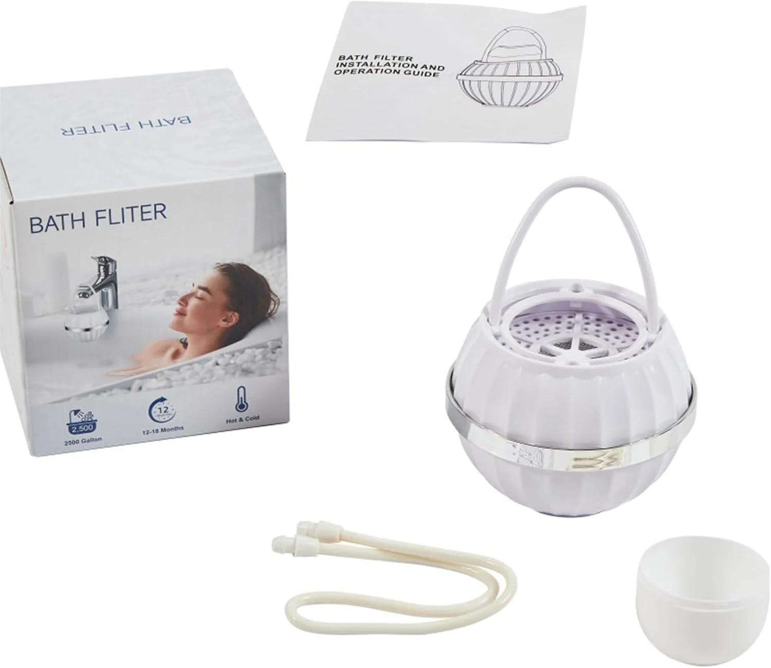 فیلتر آب دوش قابل حمل 8 مرحله ای فیلتر حمام فیلتر آب وان برای شیر آب وان برای بهبود کیفیت آب