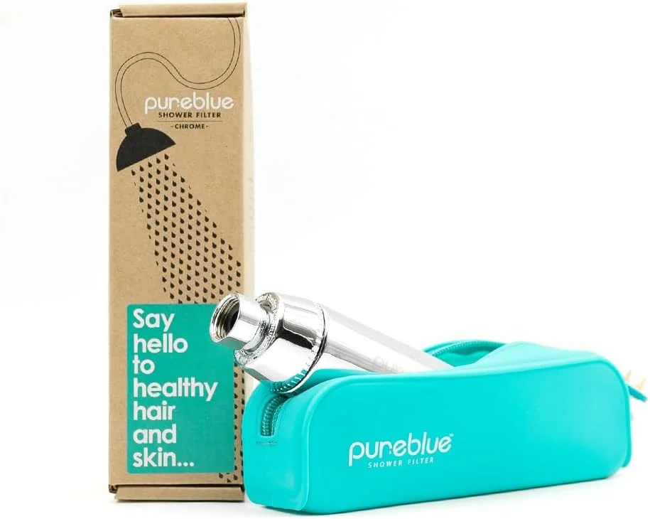 فیلتر دوش پیور بلو | حذف کلر، نرم کننده آب سخت، حفظ سلامت مو و پوست | روتین زیبایی خود را با فیلتر تصفیه آب KDF ما شروع کنید - کروم فیلتر دوش پیور بلو | حذف کلر، نرم کننده آب سخت، حفظ سلامت مو و پوست | روتین زیبایی خود را با فیلتر تصفیه آب KDF ما شروع کنید - کروم