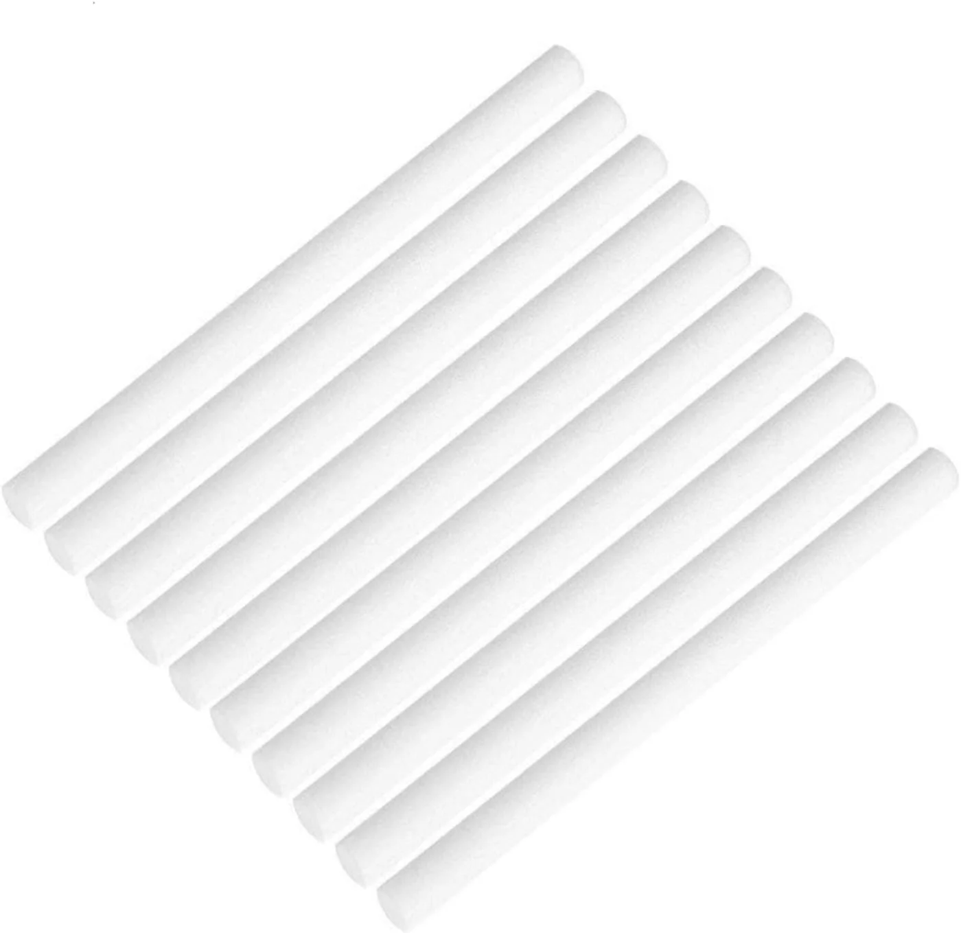 فیلتر پنبه ای دستگاه بخور MOVTIP، بسته 10 عددی فیلتر پنبه ای برای دستگاه های بخور، فیلترهای جایگزین فتیله ای برای دستگاه بخور کوچک USB قابل حمل 8x100 میلی متر (10 عدد)