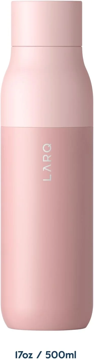 بطری آب LARQ مدل Twist Top با حجم 500 میلی لیتر، بطری نوشیدنی استیل ضد زنگ عایق، فلاسک، فاقد BPA، بطری آب قابل استفاده مجدد برای کمپینگ، دفتر و مسافرت، نوشیدنی ها را سرد و گرم نگه می دارد، صورتی هیمالیا بطری آب LARQ مدل Twist Top با حجم 500 میلی لیتر، بطری نوشیدنی استیل ضد زنگ عایق، فلاسک، فاقد BPA، بطری آب قابل استفاده مجدد برای کمپینگ، دفتر و مسافرت، نوشیدنی ها را سرد و گرم نگه می دارد، صورتی هیمالیا