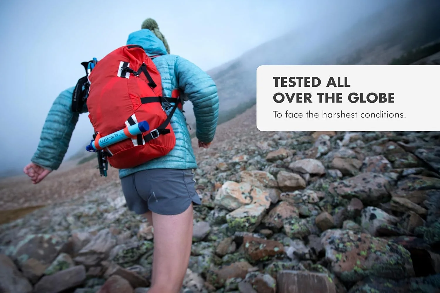 فیلتر آب شخصی لایف استراو برای پیاده روی، کمپینگ، مسافرت و آمادگی در شرایط اضطراری فیلتر آب شخصی لایف استراو برای پیاده روی، کمپینگ، مسافرت و آمادگی در شرایط اضطراری