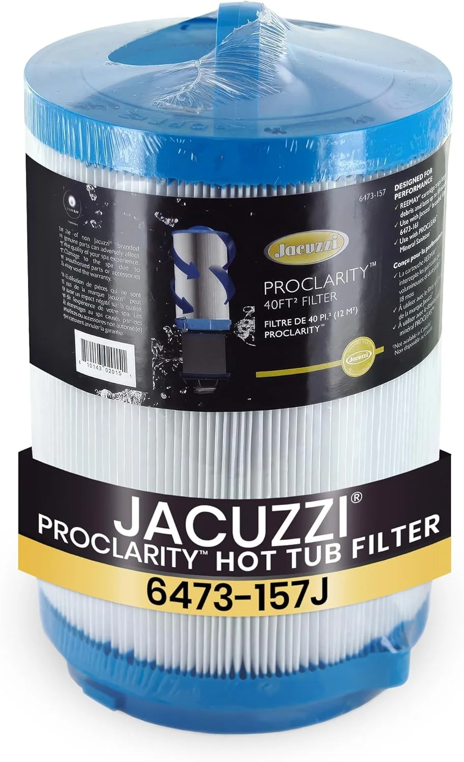 فیلتر بالایی جکوزی Proclarity با مساحت 40 فوت مربع، 6473-157 - وضوح و فیلتراسیون آب، حذف ذرات و ناخالصی ها، بادوام، عملکرد بالا برای آب شفاف و زلال اسپا، نصب و نگهداری آسان فیلتر بالایی جکوزی Proclarity با مساحت 40 فوت مربع، 6473-157 - وضوح و فیلتراسیون آب، حذف ذرات و ناخالصی ها، بادوام، عملکرد بالا برای آب شفاف و زلال اسپا، نصب و نگهداری آسان