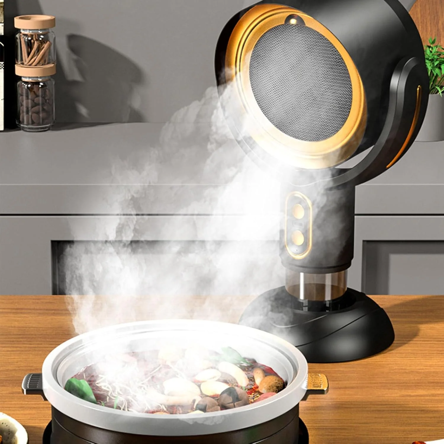 هود آشپزخانه قابل حمل Jiawu، هود رومیزی با 2 سرعت باد، فیلتر جداشدنی، تصفیه کننده هوای آشپزخانه با تغذیه USB، فن اگزوز قابل حمل برای BBQ سرپوشیده، هات پات و RV، آپارتمان هود آشپزخانه قابل حمل Jiawu، هود رومیزی با 2 سرعت باد، فیلتر جداشدنی، تصفیه کننده هوای آشپزخانه با تغذیه USB، فن اگزوز قابل حمل برای BBQ سرپوشیده، هات پات و RV، آپارتمان