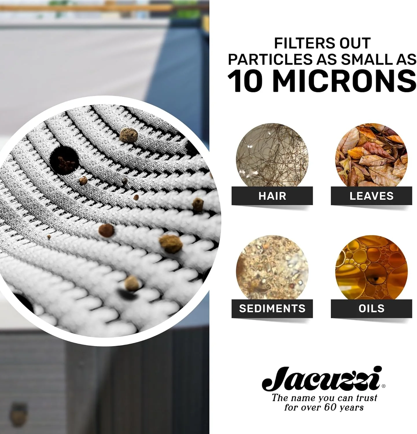 فیلتر بالایی جکوزی Proclarity با مساحت 40 فوت مربع، 6473-157 - وضوح و فیلتراسیون آب، حذف ذرات و ناخالصی ها، بادوام، عملکرد بالا برای آب شفاف و زلال اسپا، نصب و نگهداری آسان فیلتر بالایی جکوزی Proclarity با مساحت 40 فوت مربع، 6473-157 - وضوح و فیلتراسیون آب، حذف ذرات و ناخالصی ها، بادوام، عملکرد بالا برای آب شفاف و زلال اسپا، نصب و نگهداری آسان