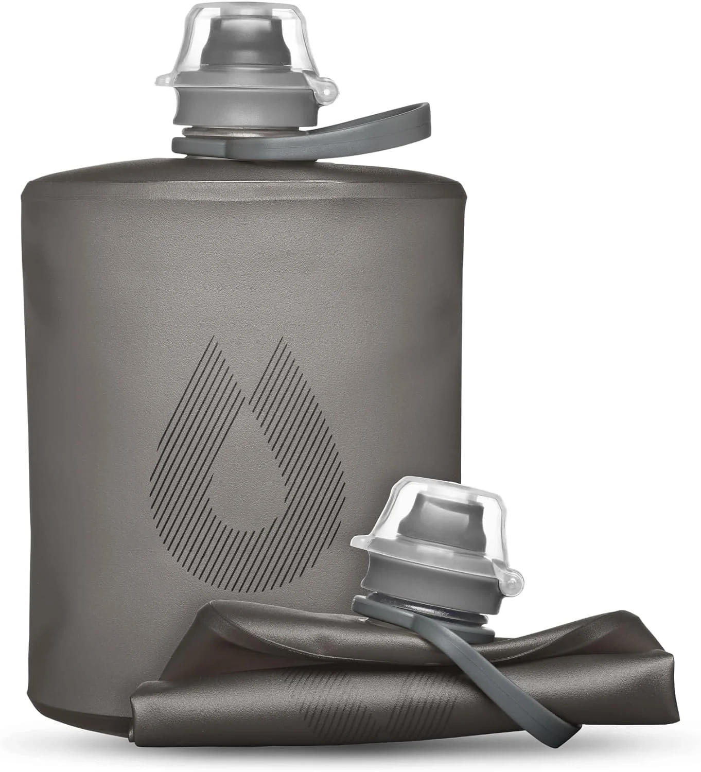 بطری آب تاشو Hydrapak Stow - (500 میلی لیتر/17 اونس) - فوق سبک و قابل حمل، کیسه فشاری، درب آسان بازشو، بدون BPA - خاکستری ماموت بطری آب تاشو Hydrapak Stow - (500 میلی لیتر/17 اونس) - فوق سبک و قابل حمل، کیسه فشاری، درب آسان بازشو، بدون BPA - خاکستری ماموت