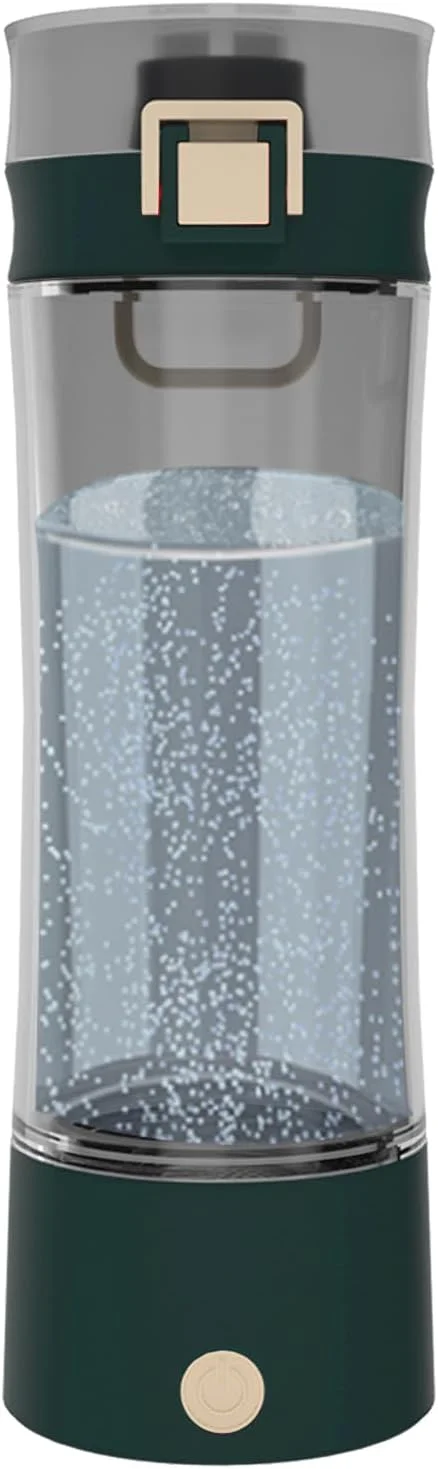 دستگاه تولید آب هیدروژنه قابل حمل GOSOIT Tritan، با تکنولوژی SPE و PEM، حجم 500 میلی لیتر، سبز مایل به سیاه دستگاه تولید آب هیدروژنه قابل حمل GOSOIT Tritan، با تکنولوژی SPE و PEM، حجم 500 میلی لیتر، سبز مایل به سیاه