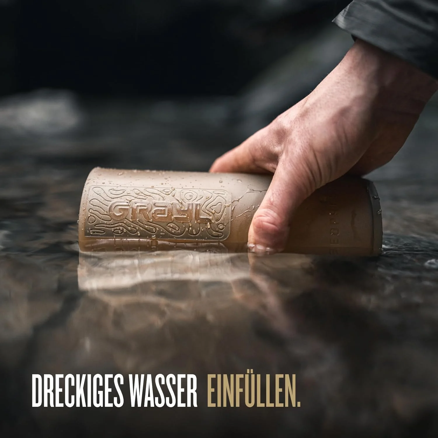 فیلتر آب آشامیدنی گریال GeoPress با ظرفیت 710 میلیلیتر مناسب فضای باز | حذف 99.99% از تمام باکتریها و ویروسها | ایدهآل برای کمپینگ، بقا و مسافرت (قهوهای کویوت) فیلتر آب آشامیدنی گریال GeoPress با ظرفیت 710 میلیلیتر مناسب فضای باز | حذف 99.99% از تمام باکتریها و ویروسها | ایدهآل برای کمپینگ، بقا و مسافرت (قهوهای کویوت)