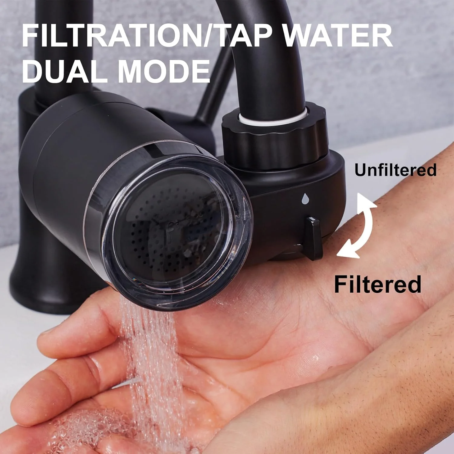 فیلتر تصفیه آب شیر روشویی Filterbaby Skincare Filter 2.0، فیلتر شیر آب حمام، مناسب مراقبت پوست، کیت استارتر تست شده بالینی، فیلتر به همراه 10 آداپتور شیر آب، فیلتر آب سینک فیلتر تصفیه آب شیر روشویی Filterbaby Skincare Filter 2.0، فیلتر شیر آب حمام، مناسب مراقبت پوست، کیت استارتر تست شده بالینی، فیلتر به همراه 10 آداپتور شیر آب، فیلتر آب سینک