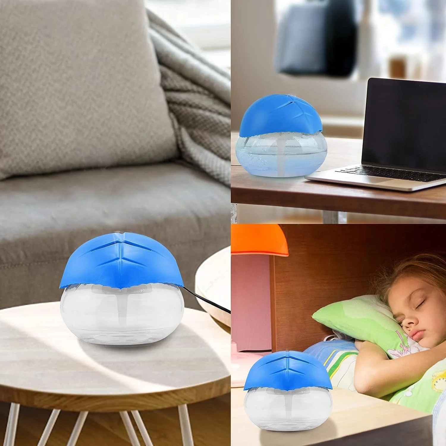 خوشبو کننده هوا و تصفیه کننده آب و هوا الکتریکی مدل برگی Vsell24 با نور LED مناسب خانه، دفتر، اتاق خواب 240-220 ولت (آبی) خوشبو کننده هوا و تصفیه کننده آب و هوا الکتریکی مدل برگی Vsell24 با نور LED مناسب خانه، دفتر، اتاق خواب 240-220 ولت (آبی)