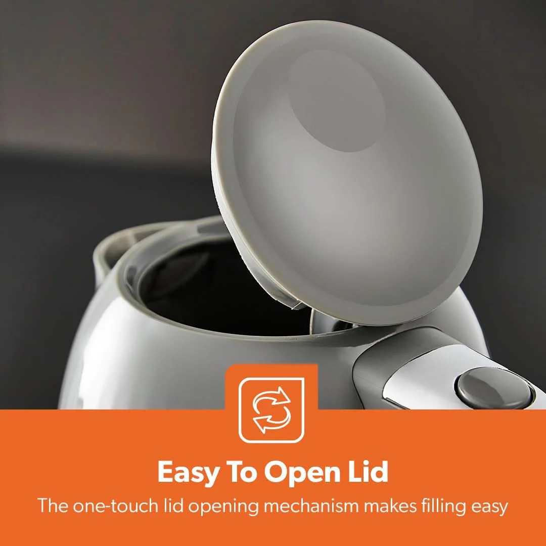 کتری برقی 1.7 لیتری جیپاس 3000 وات با پایه چرخان 360 درجه، کتری بدون سیم با جوش سریع، خاموش شدن خودکار و محافظت در برابر جوش خشک، فیلتر قابل جابجایی و شستشو برای آب گرم، قهوه، چای، خاکستری کتری برقی 1.7 لیتری جیپاس 3000 وات با پایه چرخان 360 درجه، کتری بدون سیم با جوش سریع، خاموش شدن خودکار و محافظت در برابر جوش خشک، فیلتر قابل جابجایی و شستشو برای آب گرم، قهوه، چای، خاکستری