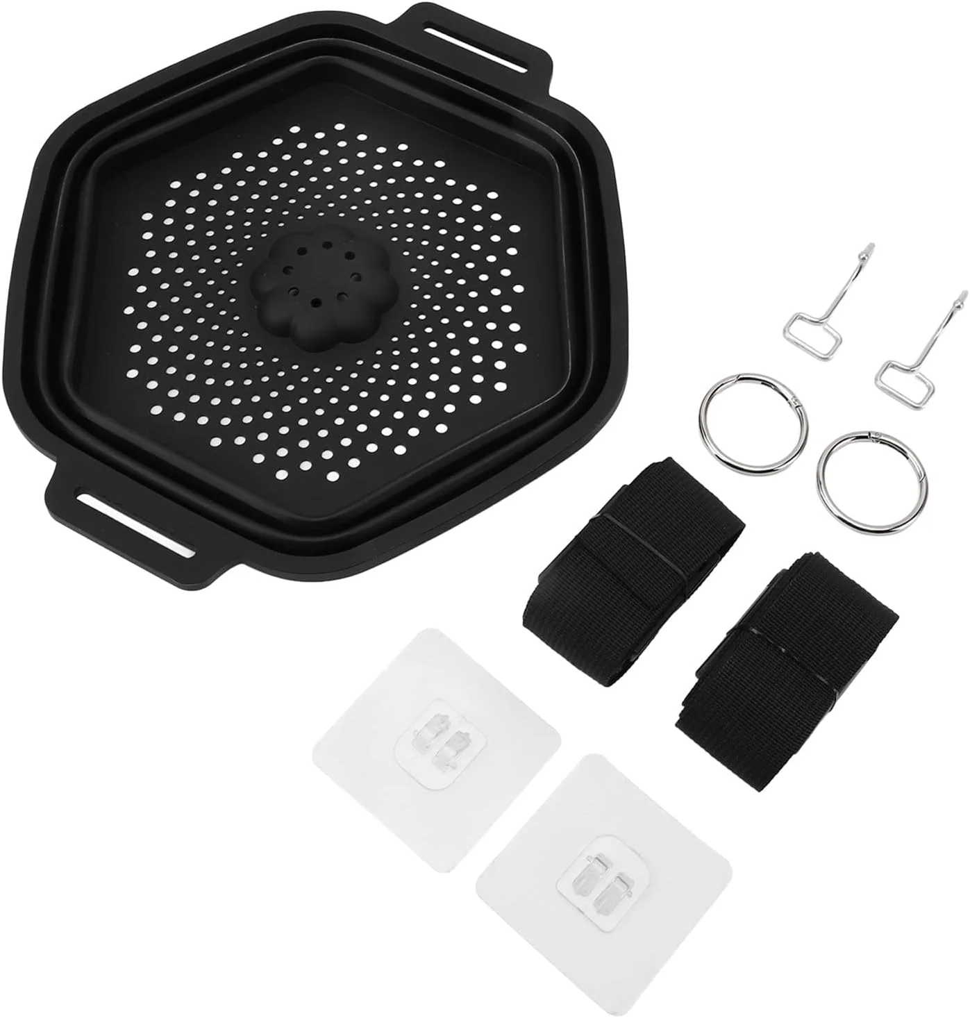 وان حمام یخ سیلیکونی تاشو Cryfokt، وان حمام یخ قابل حمل با حلقه های کششی، خنک کننده سریع آب حمام یخ آویز برای ریکاوری سریع ورزشکاران (مشکی) وان حمام یخ سیلیکونی تاشو Cryfokt، وان حمام یخ قابل حمل با حلقه های کششی، خنک کننده سریع آب حمام یخ آویز برای ریکاوری سریع ورزشکاران (مشکی)