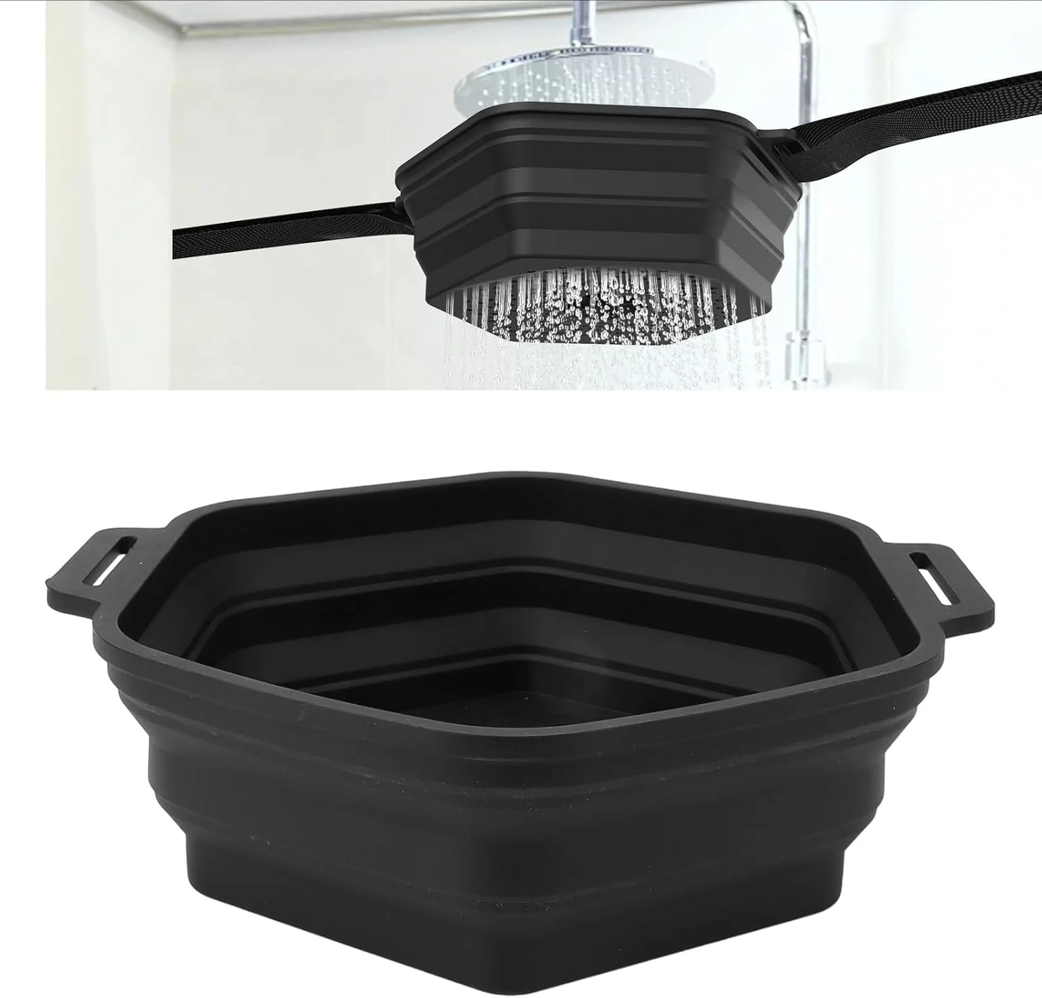 وان حمام یخ سیلیکونی تاشو Cryfokt، وان حمام یخ قابل حمل با حلقه های کششی، خنک کننده سریع آب حمام یخ آویز برای ریکاوری سریع ورزشکاران (مشکی) وان حمام یخ سیلیکونی تاشو Cryfokt، وان حمام یخ قابل حمل با حلقه های کششی، خنک کننده سریع آب حمام یخ آویز برای ریکاوری سریع ورزشکاران (مشکی)