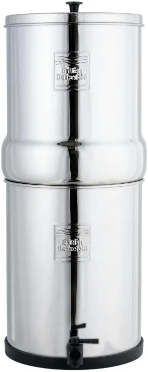 سیستم تصفیه آب رومیزی گرانشی British Berkefeld Doulton مدل W9361137 با ظرفیت 12 لیتر با استفاده از فیلترهای سرامیکی Ultra Sterasyl