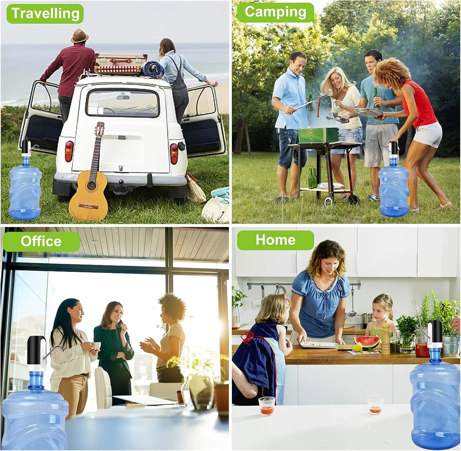 آب سرد کن 5 گالن Calogy، پمپ آب آشامیدنی برقی با باتری قابل شارژ، پمپ بطری آب اتوماتیک قابل حمل برای کمپینگ، آشپزخانه، خانه و دفتر آب سرد کن 5 گالن Calogy، پمپ آب آشامیدنی برقی با باتری قابل شارژ، پمپ بطری آب اتوماتیک قابل حمل برای کمپینگ، آشپزخانه، خانه و دفتر