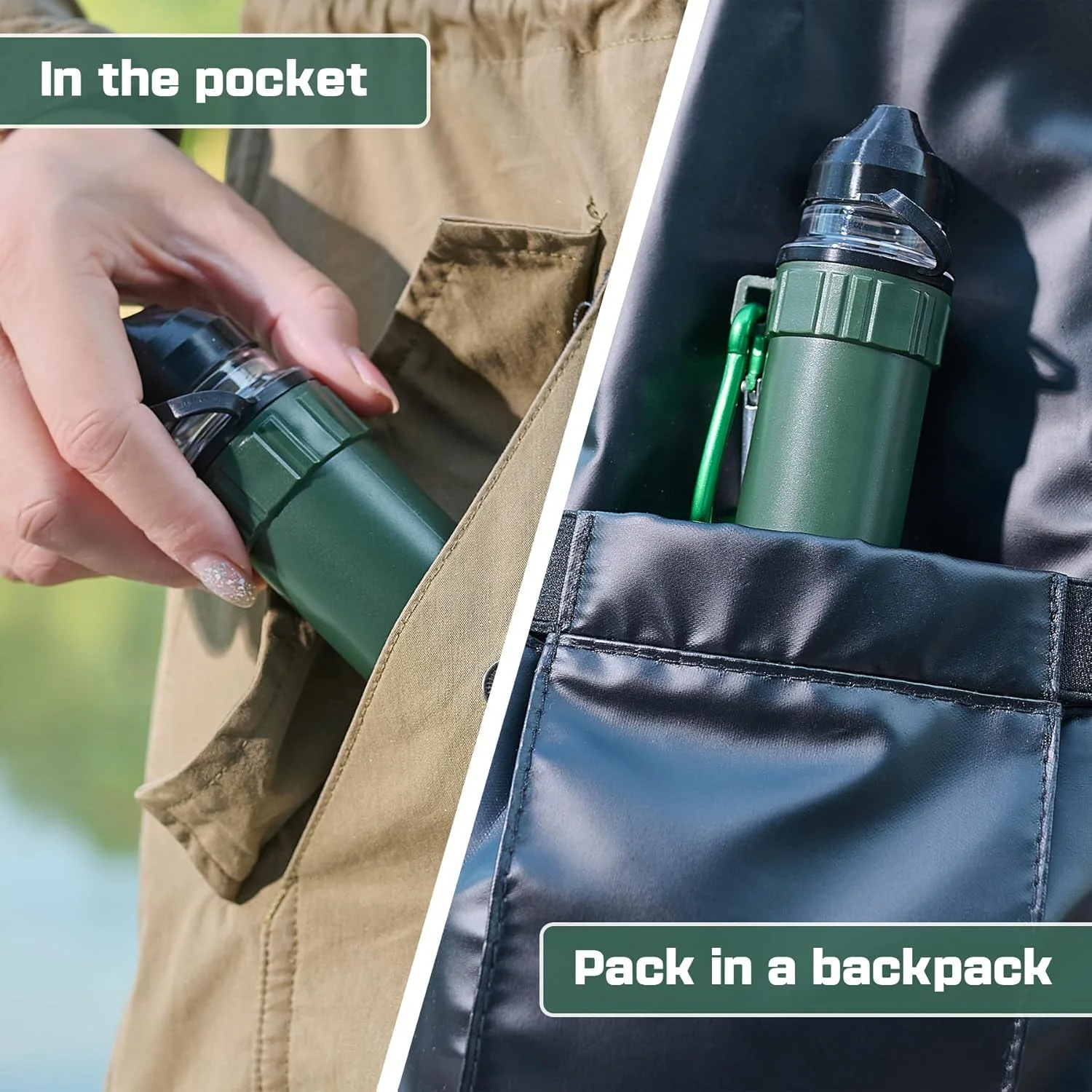 Azonee Water Filter Straw, Outdoor Portable Water Purifying Device Personal Water Filtration Survival for Emergency Kits Outdoor Activities and Hiking Water Filter Camping Travel Survival Backpacking Azonee Water Filter Straw, Outdoor Portable Water Purifying Device Personal Water Filtration Survival for Emergency Kits Outdoor Activities and Hiking Water Filter Camping Travel Survival Backpacking