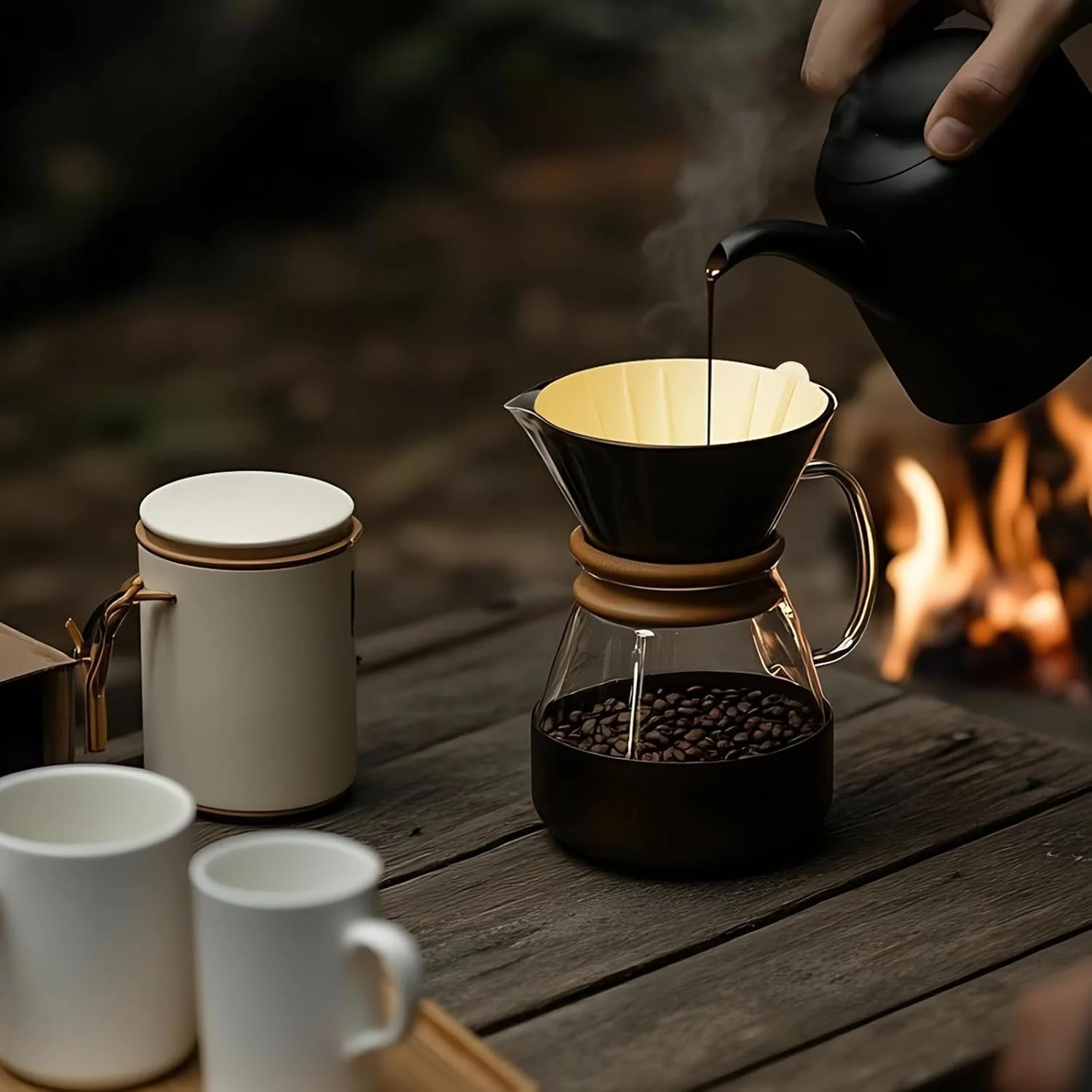 فیلتر قهوه مخروطی V60 Bacane، فیلترهای قهوه یکبار مصرف 100 عددی، فیلترهای قهوه بدون سفید کننده با طراحی مناسب برای قهوه سازهای پور اور و قطره ای، 2-4 فنجان، قهوه ای فیلتر قهوه مخروطی V60 Bacane، فیلترهای قهوه یکبار مصرف 100 عددی، فیلترهای قهوه بدون سفید کننده با طراحی مناسب برای قهوه سازهای پور اور و قطره ای، 2-4 فنجان، قهوه ای