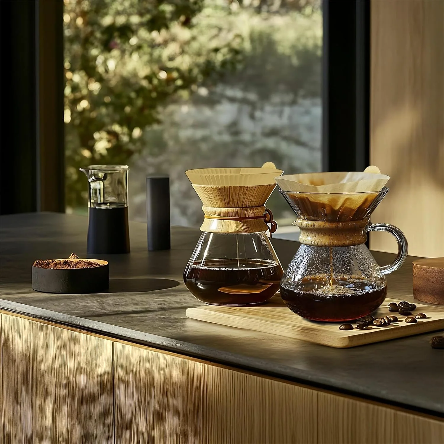 فیلتر قهوه مخروطی V60 Bacane، فیلترهای قهوه یکبار مصرف 100 عددی، فیلترهای قهوه بدون سفید کننده با طراحی مناسب برای قهوه سازهای پور اور و قطره ای، 2-4 فنجان، قهوه ای فیلتر قهوه مخروطی V60 Bacane، فیلترهای قهوه یکبار مصرف 100 عددی، فیلترهای قهوه بدون سفید کننده با طراحی مناسب برای قهوه سازهای پور اور و قطره ای، 2-4 فنجان، قهوه ای