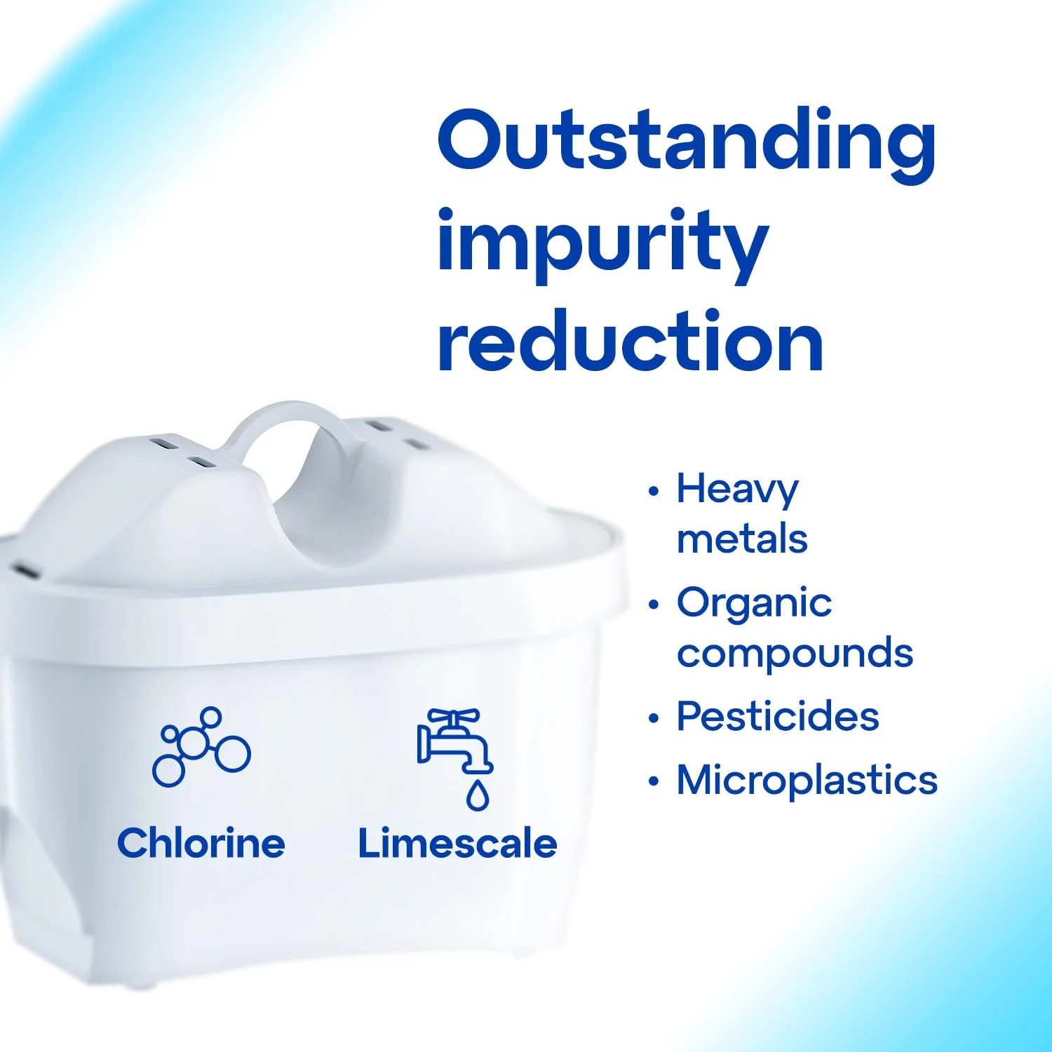 فیلتر آب آکوافر MAXFOR+ بسته 1 عددی مناسب برای پارچ های Brita - 200 لیتر فیلتر آب آکوافر MAXFOR+ بسته 1 عددی مناسب برای پارچ های Brita - 200 لیتر