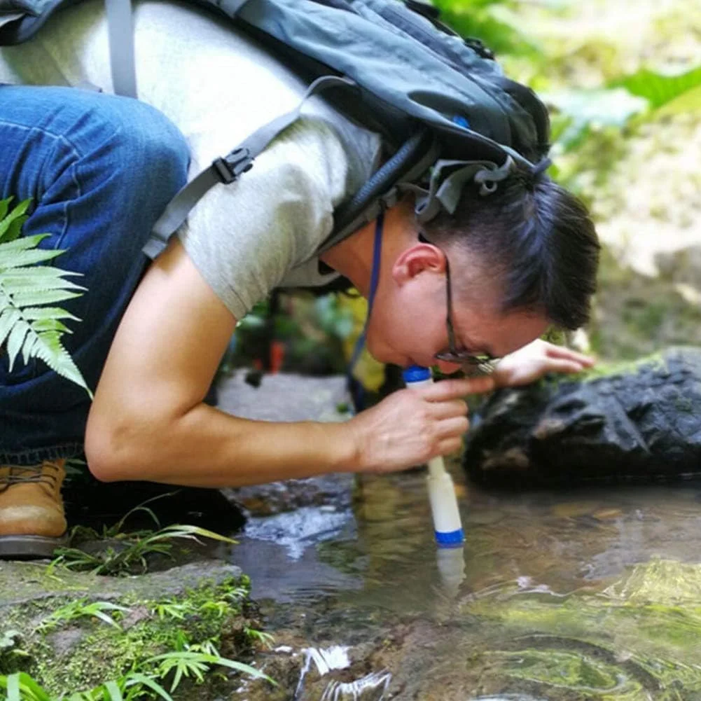 نی تصفیه آب آزونی، سیستم تصفیه آب قابل حمل برای بقا در فضای باز، تجهیزات بقا، تصفیه کننده آب اضطراری برای نوشیدن مستقیم در کمپینگ، مسافرت، کوله گردی نی تصفیه آب آزونی، سیستم تصفیه آب قابل حمل برای بقا در فضای باز، تجهیزات بقا، تصفیه کننده آب اضطراری برای نوشیدن مستقیم در کمپینگ، مسافرت، کوله گردی