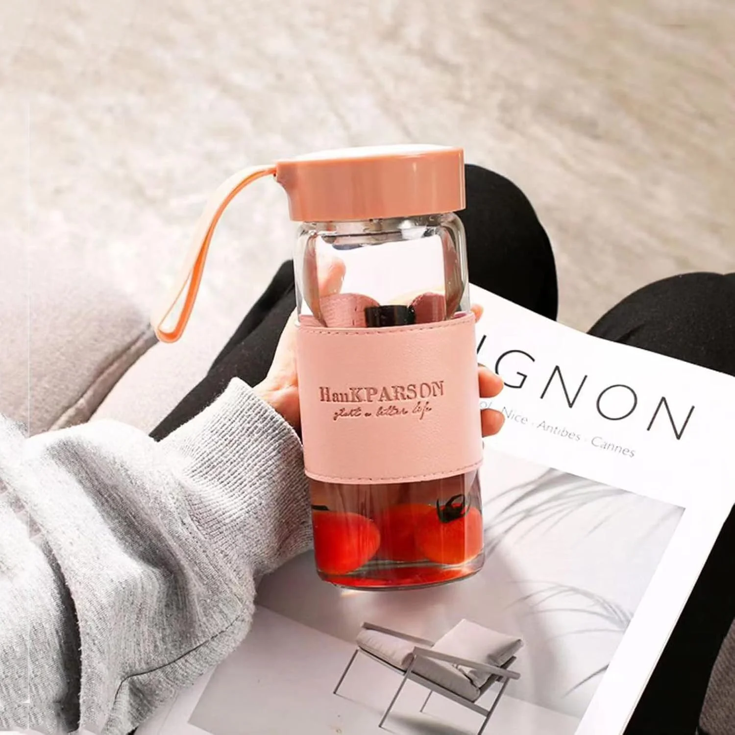 بطری آب شیشه ای Aurfedes، 16 اونس، بطری آب بوروسیلیکات - با درب آب بندی، هولستر و فیلتر - بدون BPA، بطری شیشه ای قابل حمل مردانه و زنانه (سبز) بطری آب شیشه ای Aurfedes، 16 اونس، بطری آب بوروسیلیکات - با درب آب بندی، هولستر و فیلتر - بدون BPA، بطری شیشه ای قابل حمل مردانه و زنانه (سبز)