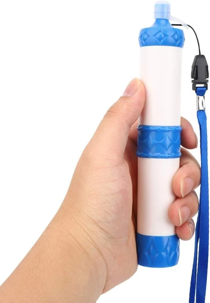 نی تصفیه آب آزونی، سیستم تصفیه آب قابل حمل برای بقا در فضای باز، تجهیزات بقا، تصفیه کننده آب اضطراری برای نوشیدن مستقیم در کمپینگ، مسافرت، کوله گردی نی تصفیه آب آزونی، سیستم تصفیه آب قابل حمل برای بقا در فضای باز، تجهیزات بقا، تصفیه کننده آب اضطراری برای نوشیدن مستقیم در کمپینگ، مسافرت، کوله گردی