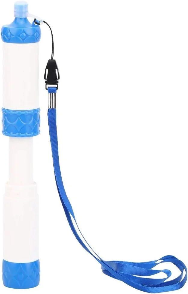 نی تصفیه آب آزونی، سیستم تصفیه آب قابل حمل برای بقا در فضای باز، تجهیزات بقا، تصفیه کننده آب اضطراری برای نوشیدن مستقیم در کمپینگ، مسافرت، کوله گردی نی تصفیه آب آزونی، سیستم تصفیه آب قابل حمل برای بقا در فضای باز، تجهیزات بقا، تصفیه کننده آب اضطراری برای نوشیدن مستقیم در کمپینگ، مسافرت، کوله گردی