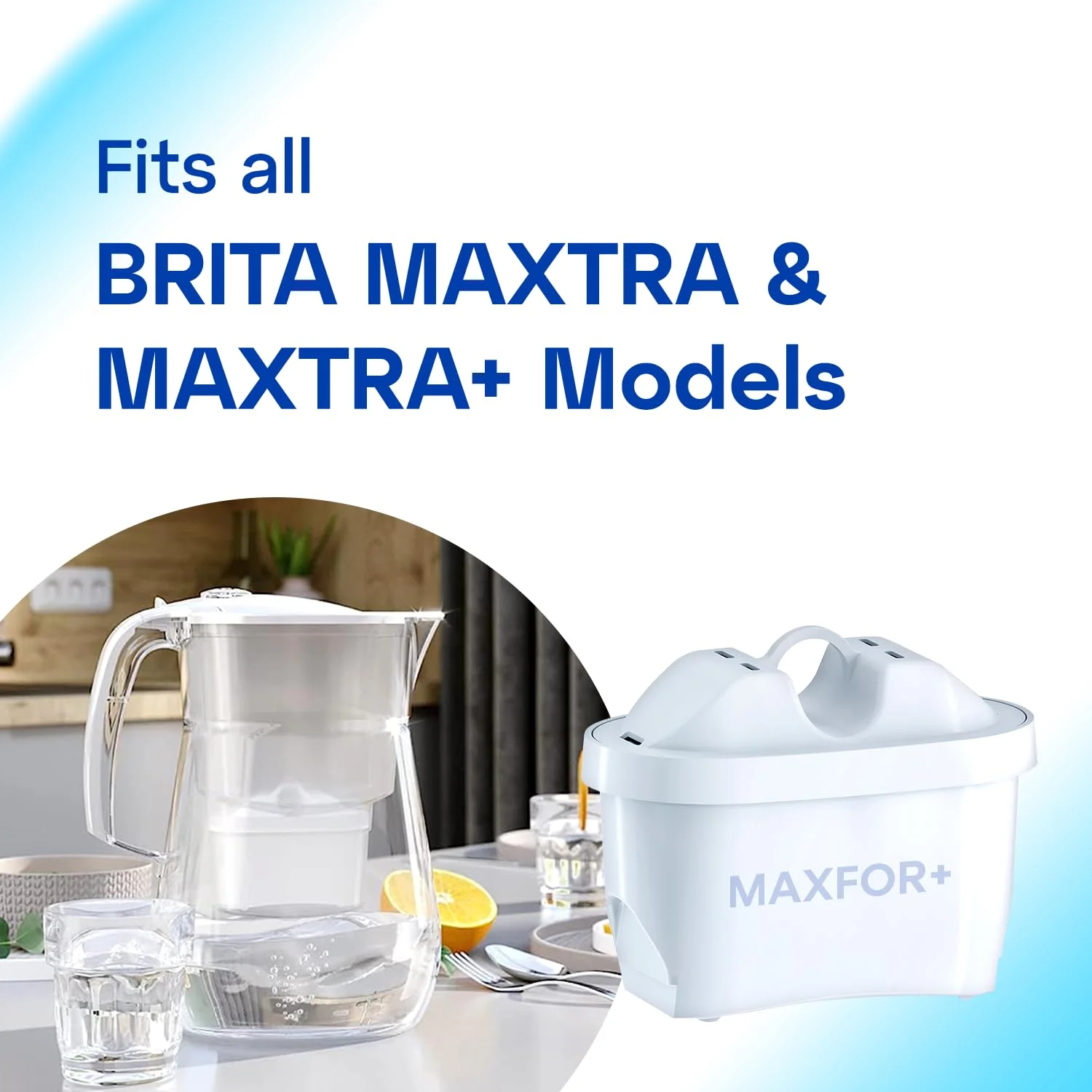 فیلتر آب آکوافر MAXFOR+ بسته 1 عددی مناسب برای پارچ های Brita - 200 لیتر فیلتر آب آکوافر MAXFOR+ بسته 1 عددی مناسب برای پارچ های Brita - 200 لیتر