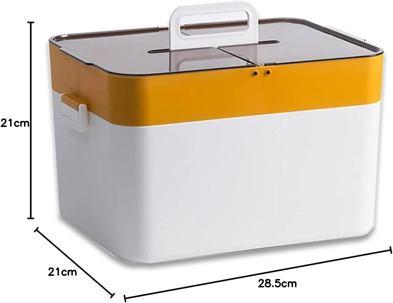 جعبه نگهداری دارو چند لایه با ظرفیت بالا ZHENGJC، جعبه سازمان دهنده کیت داروی اورژانسی، جعبه نگهداری داروی کمک های اولیه پلاستیکی با دسته