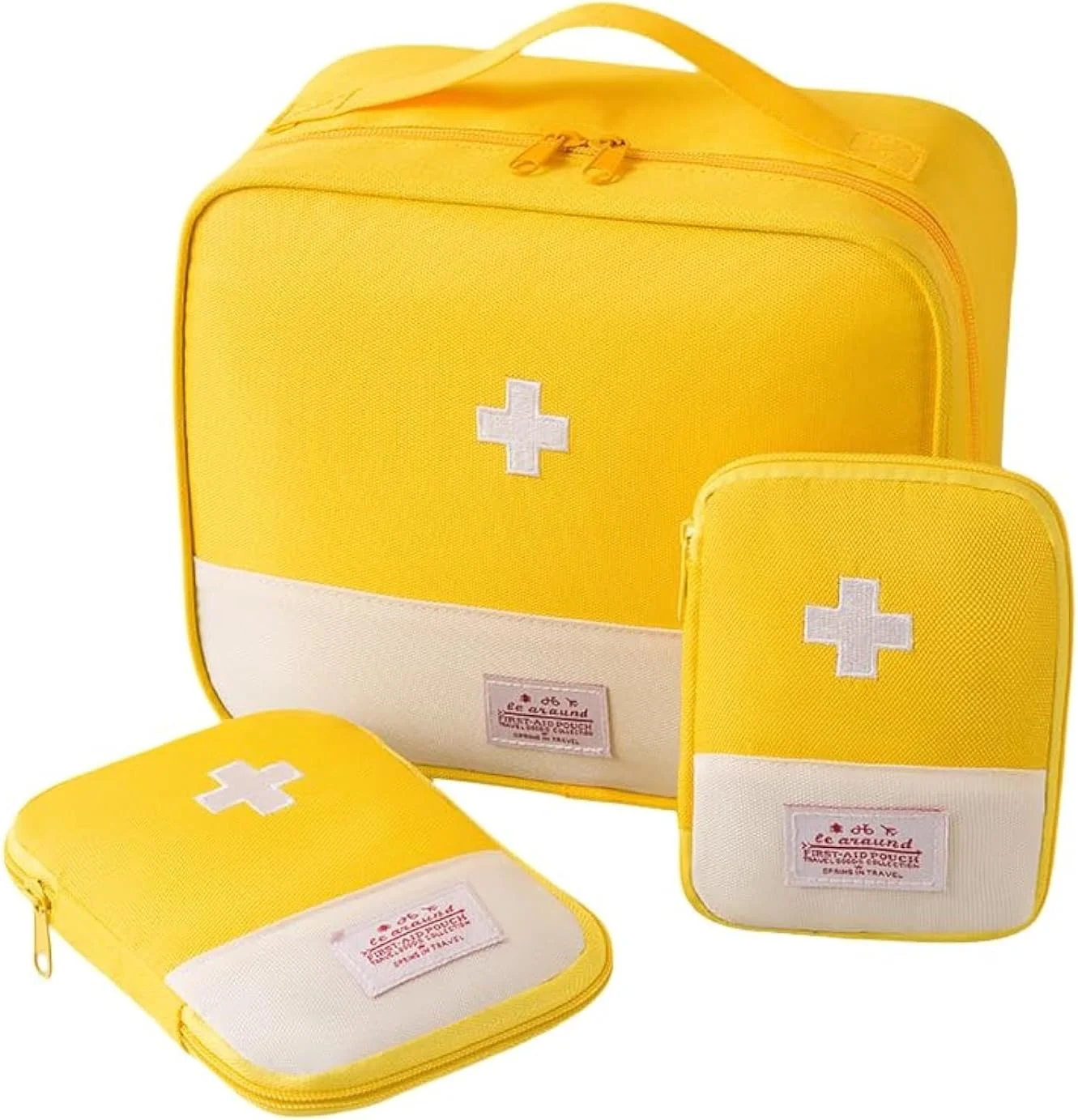 کیف کمک های اولیه مسافرتی Wander Agio - سازمان دهنده لوازم پزشکی سفر - کیف کمک های اولیه جمع و جور و سازمان یافته - 3 عدد زرد کیف کمک های اولیه مسافرتی Wander Agio - سازمان دهنده لوازم پزشکی سفر - کیف کمک های اولیه جمع و جور و سازمان یافته - 3 عدد زرد