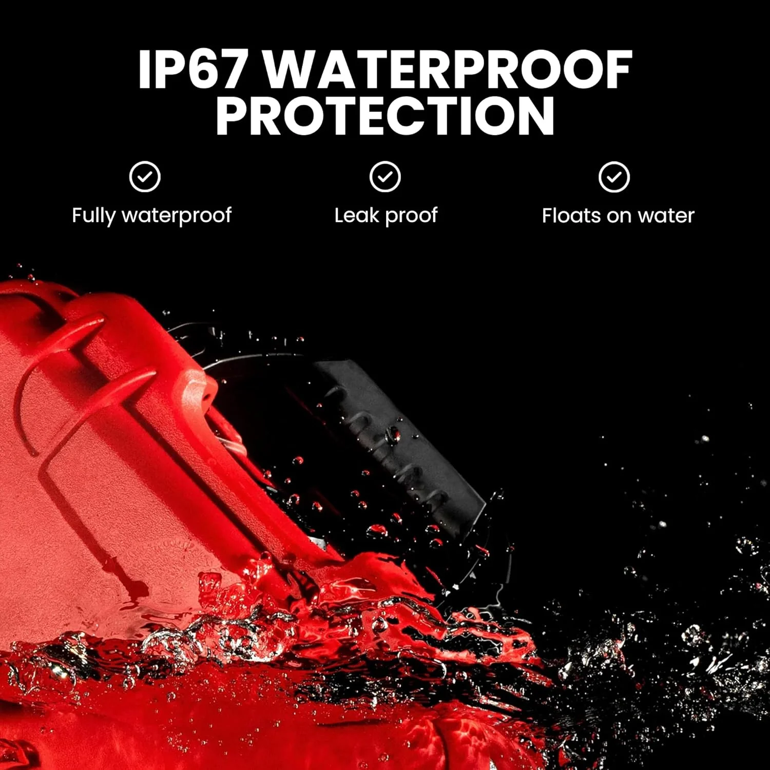 کیف کمک های اولیه ضد آب نانوک 903 مقاوم در برابر گرد و غبار و ضربه - قرمز خالی، 903-FSA9