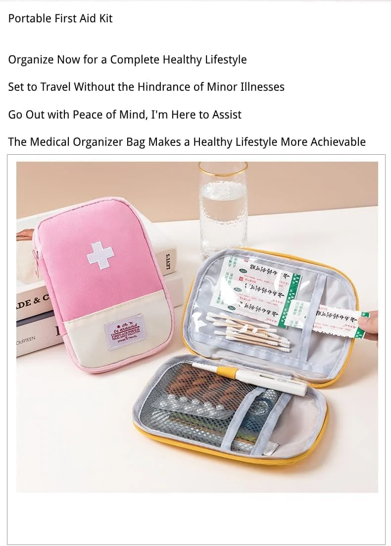 کیف کمک های اولیه مسافرتی Wander Agio - سازمان دهنده لوازم پزشکی سفر - کیف کمک های اولیه جمع و جور و سازمان یافته - 3 عدد زرد کیف کمک های اولیه مسافرتی Wander Agio - سازمان دهنده لوازم پزشکی سفر - کیف کمک های اولیه جمع و جور و سازمان یافته - 3 عدد زرد