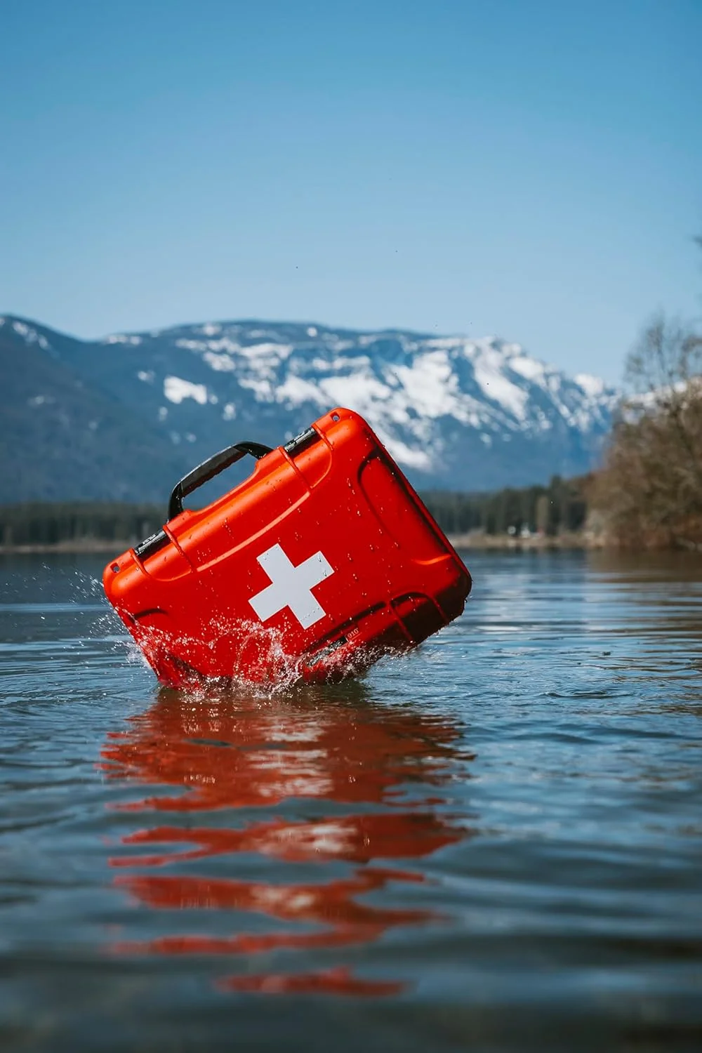 کیف کمک های اولیه ضد آب نانوک 903 مقاوم در برابر گرد و غبار و ضربه - قرمز خالی، 903-FSA9