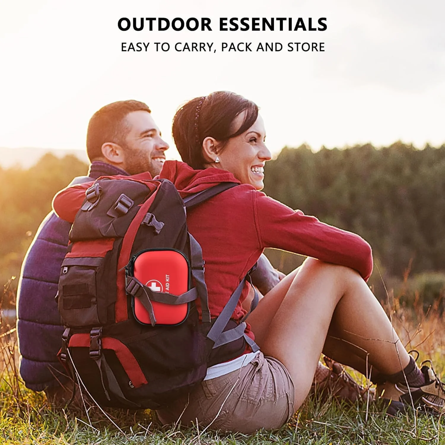 جعبه کمک های اولیه کوچک SYOSI، جعبه کمک های اولیه اضطراری پزشکی 115 تکه ای ضد آب با پوسته سخت برای ماشین، خانه، دفتر، مسافرت، کمپینگ، ورزش، فضای باز، لوازم کمک های اولیه اضطراری مدرسه