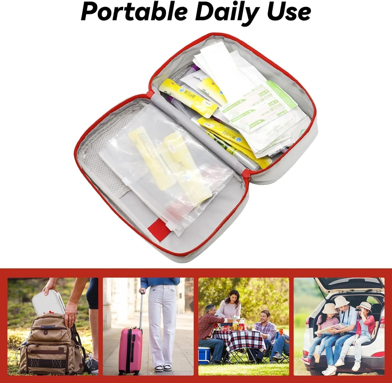 کیف کمک های اولیه خالی SYOSI، مجموعه 3 عددی کیف کوچک نگهداری دارو، کیف لوازم پزشکی مسافرتی قابل حمل، کیف حمل قرص و داروی اضطراری، کیف مسافرتی قابل حمل برای ورزش های فضای باز، خانه، دفتر، کمپینگ کیف کمک های اولیه خالی SYOSI، مجموعه 3 عددی کیف کوچک نگهداری دارو، کیف لوازم پزشکی مسافرتی قابل حمل، کیف حمل قرص و داروی اضطراری، کیف مسافرتی قابل حمل برای ورزش های فضای باز، خانه، دفتر، کمپینگ