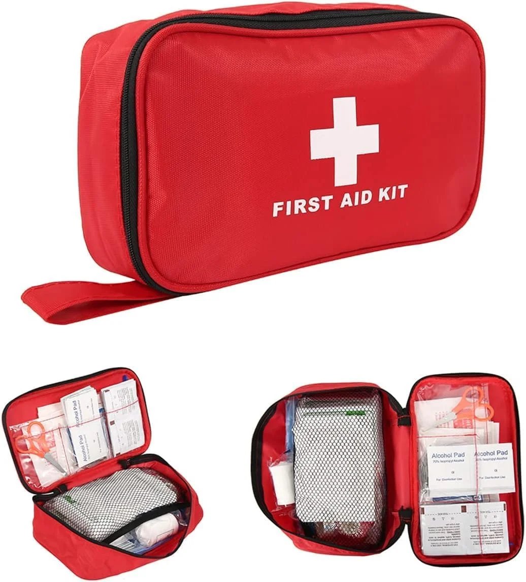 جعبه کمک های اولیه SYOSI، 184 تکه لوازم ضروری مسافرتی، قابل حمل برای فضای باز، بلایای طبیعی، زلزله، کیف های اضطراری با ظرفیت بزرگ، مناسب برای خانه و ماشین جعبه کمک های اولیه SYOSI، 184 تکه لوازم ضروری مسافرتی، قابل حمل برای فضای باز، بلایای طبیعی، زلزله، کیف های اضطراری با ظرفیت بزرگ، مناسب برای خانه و ماشین