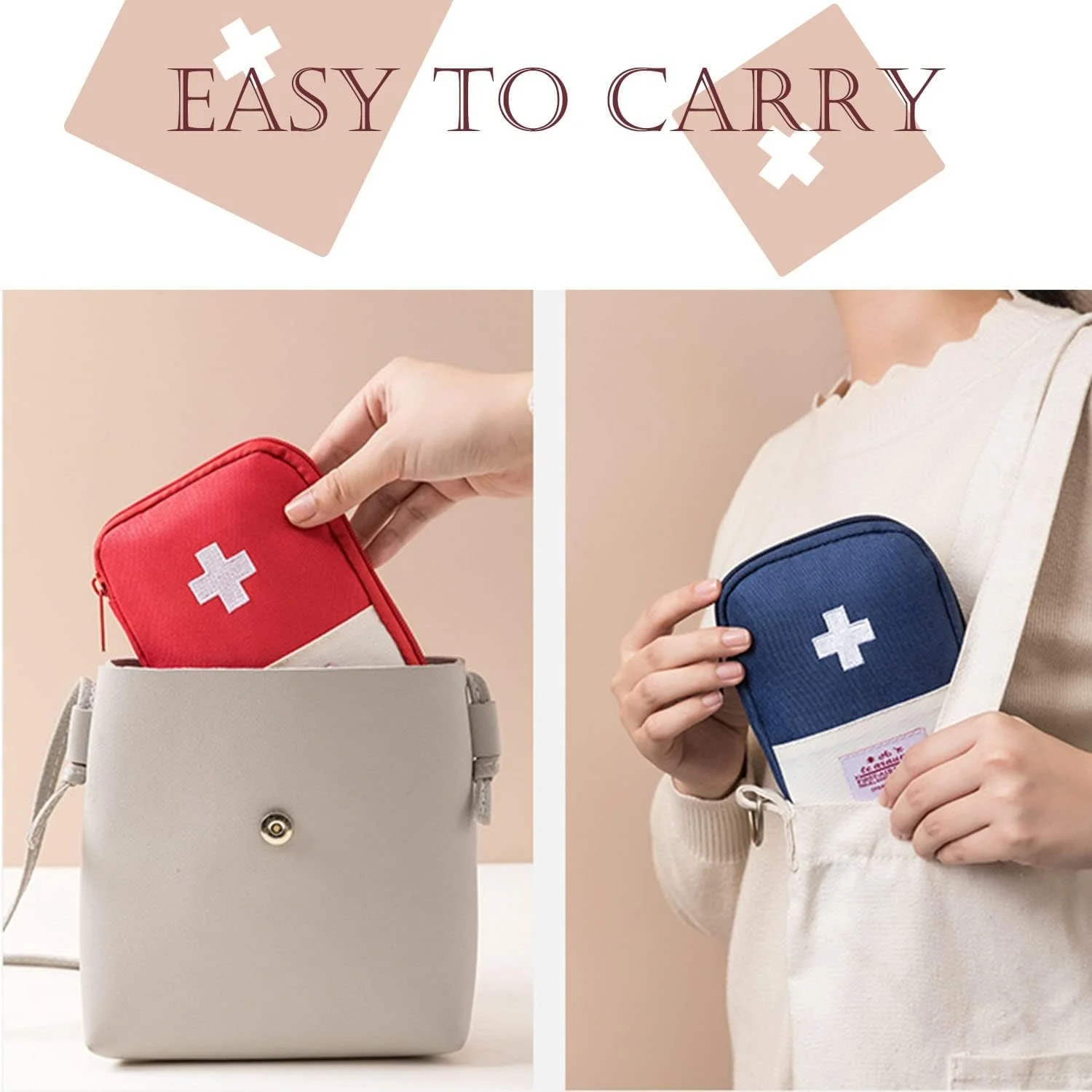 کیف کمک های اولیه کوچک مسافرتی SYOSI، کیف نگهداری قابل حمل مینی جعبه کمک های اولیه برای جعبه های دارو، کیف خالی کیت های پزشکی برای ورزش، کمپینگ، پیاده روی، فعالیت های خارج از منزل، شرایط اضطراری، 2 عدد کیف کمک های اولیه کوچک مسافرتی SYOSI، کیف نگهداری قابل حمل مینی جعبه کمک های اولیه برای جعبه های دارو، کیف خالی کیت های پزشکی برای ورزش، کمپینگ، پیاده روی، فعالیت های خارج از منزل، شرایط اضطراری، 2 عدد