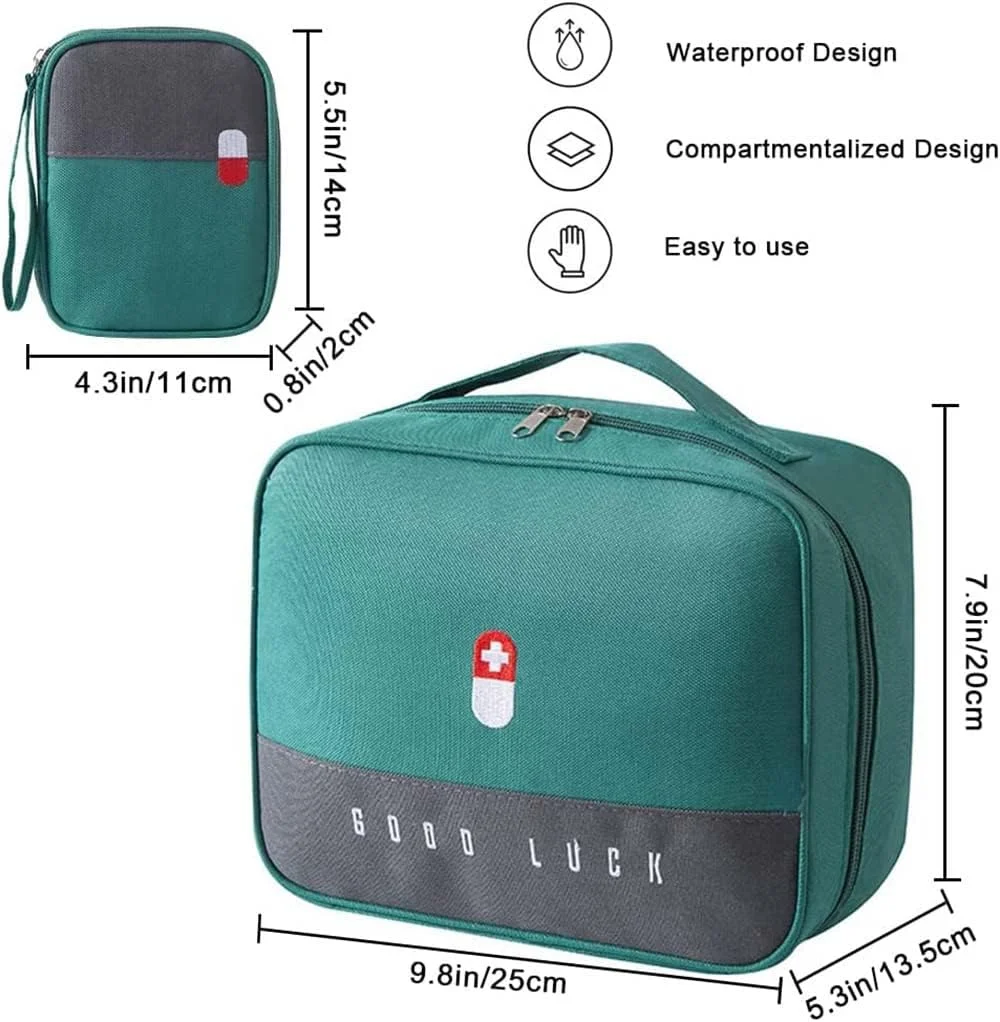 کیف کمکهای اولیه خالی سایوسی، کیف لوازم پزشکی مسافرتی، سازماندهنده لوازم آرایشی، کیف دارویی عایق، کیت ایمنی مناسب برای خانواده، فضای باز، پیادهروی، کمپینگ، ماشین، محل کار، سبز (کیف مادر و پسر) کیف کمکهای اولیه خالی سایوسی، کیف لوازم پزشکی مسافرتی، سازماندهنده لوازم آرایشی، کیف دارویی عایق، کیت ایمنی مناسب برای خانواده، فضای باز، پیادهروی، کمپینگ، ماشین، محل کار، سبز (کیف مادر و پسر)