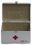 جعبه کمک های اولیه خالی ASM نقره ای | ضد آب، مناسب سفر، اضطراری و بقا | خالی | آلومینیومی | جعبه کیت کمک های اولیه
