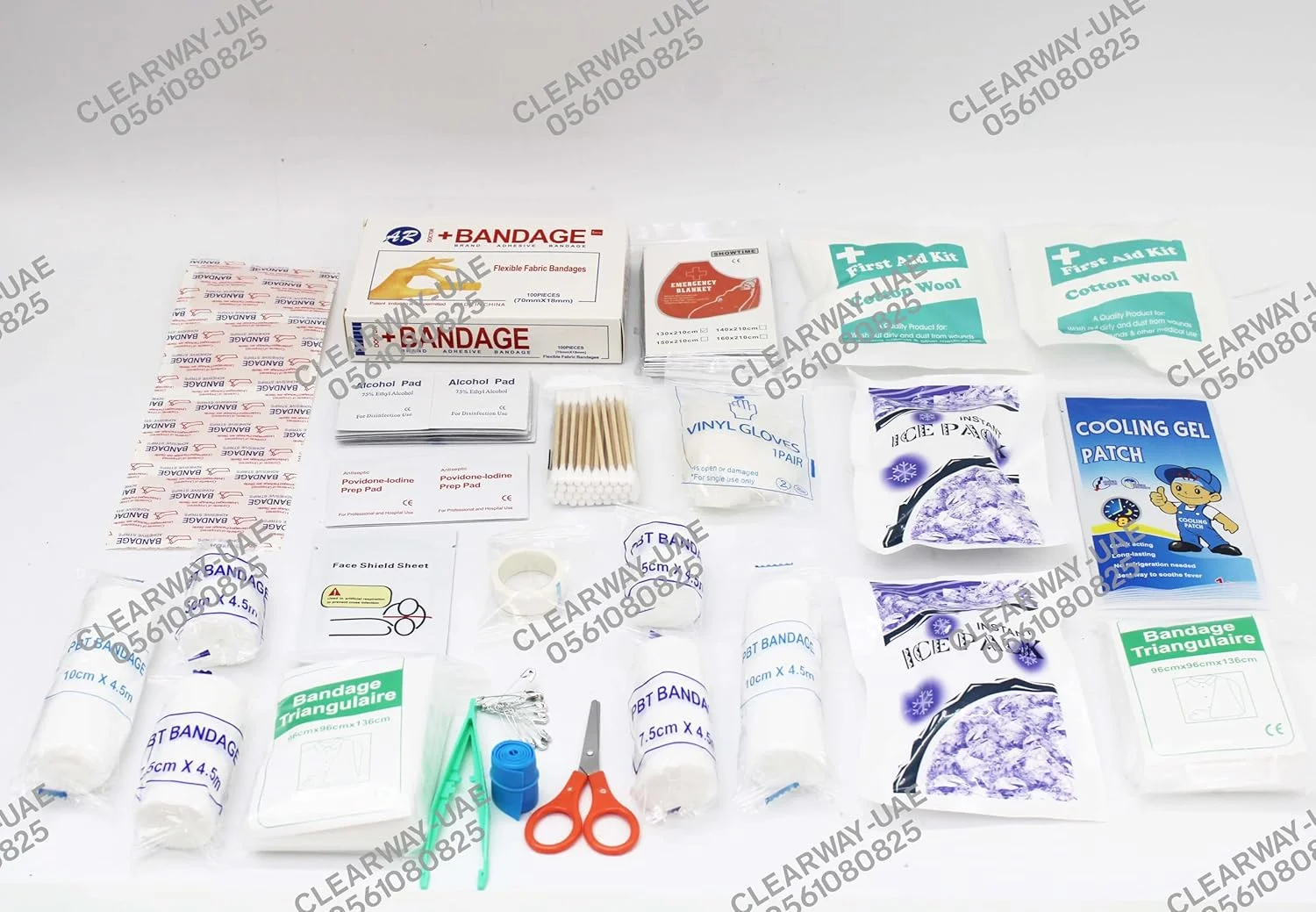 جعبه کمک های اولیه (25 نفره) به همراه برچسب جعبه کمک های اولیه A4 | پلاستیک مقاوم با براکت نصب دیواری، قابل استفاده برای 25 نفر در خانه، دفتر، کمپینگ، کارگاه، صنعتی | ایمنی RIXO | CLEARWAY جعبه کمک های اولیه (25 نفره) به همراه برچسب جعبه کمک های اولیه A4 | پلاستیک مقاوم با براکت نصب دیواری، قابل استفاده برای 25 نفر در خانه، دفتر، کمپینگ، کارگاه، صنعتی | ایمنی RIXO | CLEARWAY