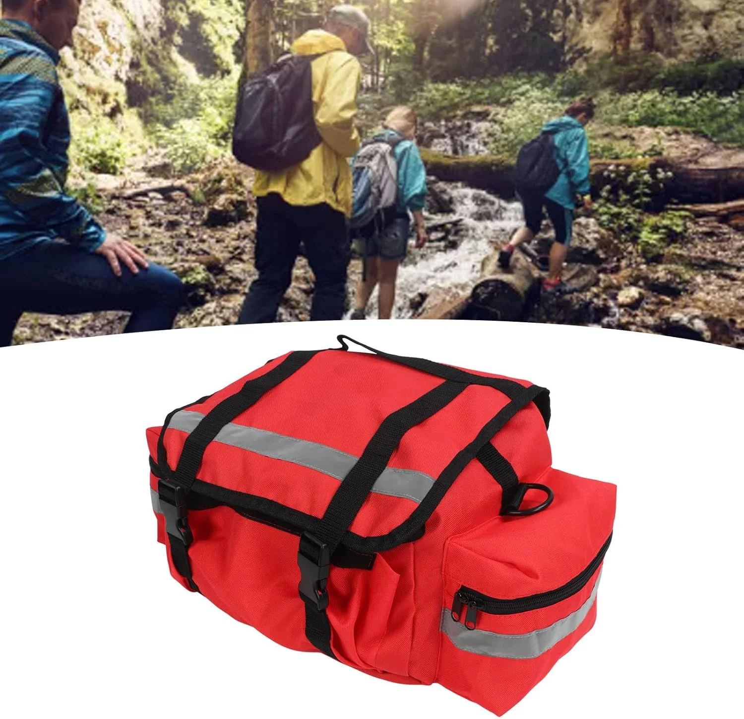 کیف بزرگ کمک های اولیه سوراندی، کیف ترومای امدادگر، کیف حرفه ای کیت کمک های اولیه با بند شانه، کیف آتش نشان ایده آل برای داوطلبان اورژانس، قرمز کیف بزرگ کمک های اولیه سوراندی، کیف ترومای امدادگر، کیف حرفه ای کیت کمک های اولیه با بند شانه، کیف آتش نشان ایده آل برای داوطلبان اورژانس، قرمز