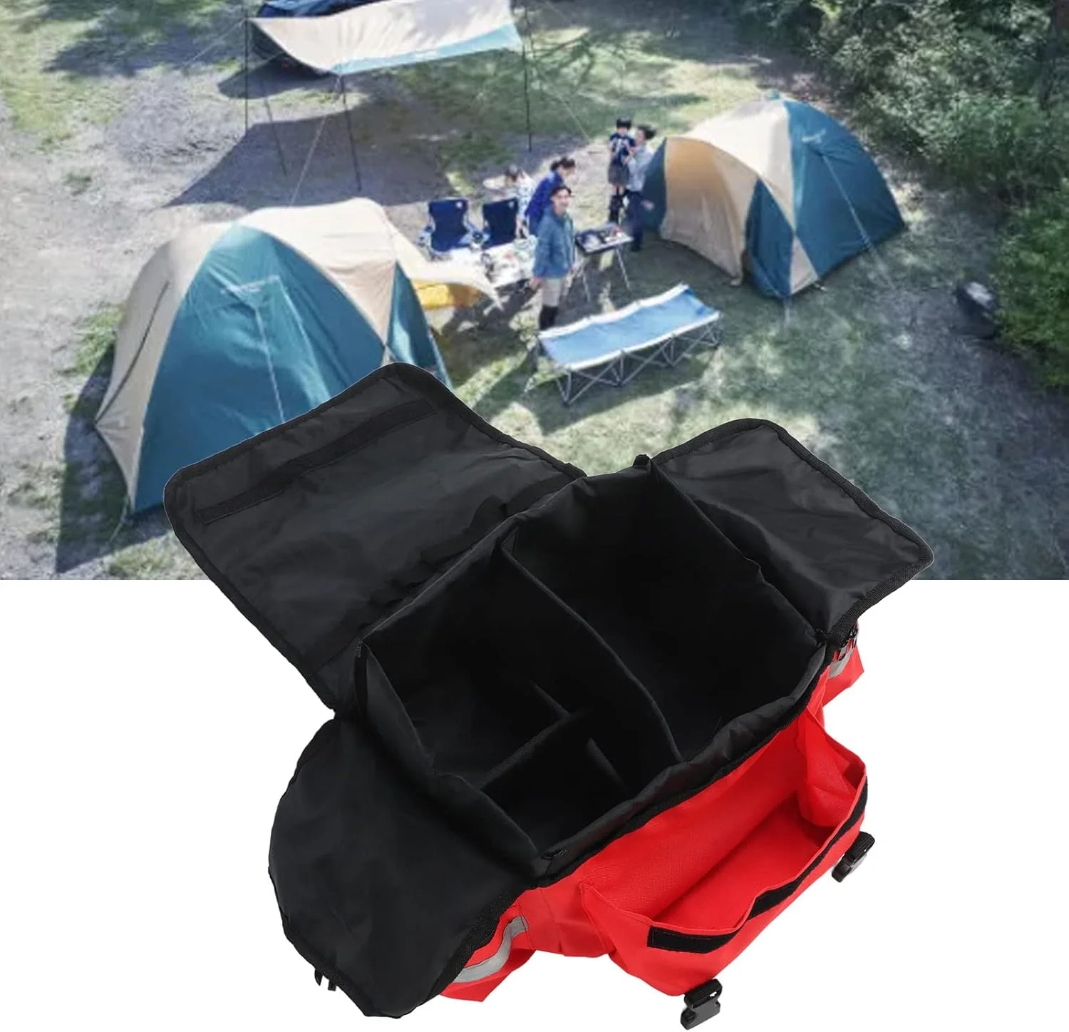 کیف بزرگ کمک های اولیه سوراندی، کیف ترومای امدادگر، کیف حرفه ای کیت کمک های اولیه با بند شانه، کیف آتش نشان ایده آل برای داوطلبان اورژانس، قرمز کیف بزرگ کمک های اولیه سوراندی، کیف ترومای امدادگر، کیف حرفه ای کیت کمک های اولیه با بند شانه، کیف آتش نشان ایده آل برای داوطلبان اورژانس، قرمز