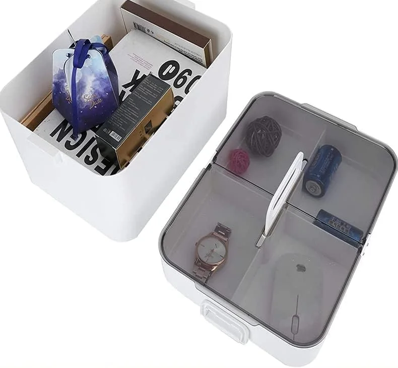 جعبه کمک های اولیه دو لایه پلاستیکی SKYISOK، جعبه دارویی با ظرفیت بزرگ، جعبه نگهداری دارو، جعبه اورژانس چند منظوره خانوادگی (سفید) جعبه کمک های اولیه دو لایه پلاستیکی SKYISOK، جعبه دارویی با ظرفیت بزرگ، جعبه نگهداری دارو، جعبه اورژانس چند منظوره خانوادگی (سفید)