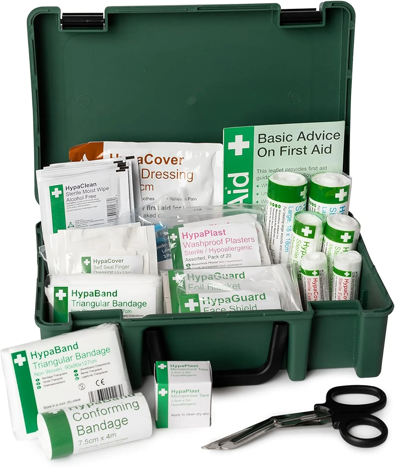 جعبه کمک های اولیه کوچک کیترینگ Safety First Aid Group K3170SM، مناسب برای 1 تا 10 نفر، مطابق با استاندارد بریتانیا